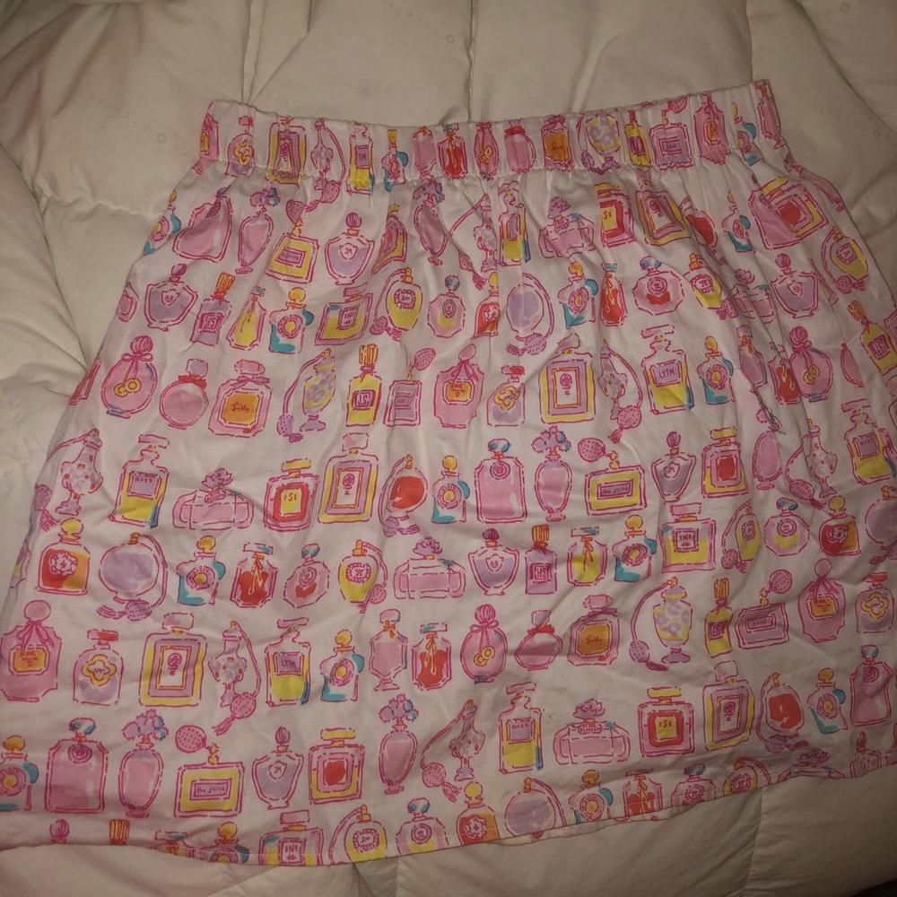 Lilly Pulitzer Perfume Bottle print Skirt